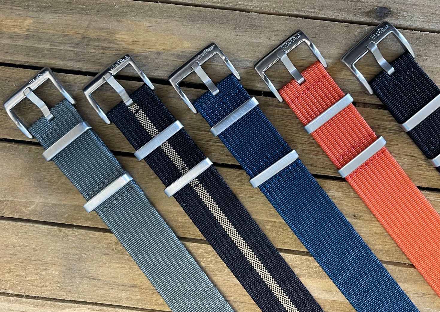 Ribbed Single-Pass Watch Straps