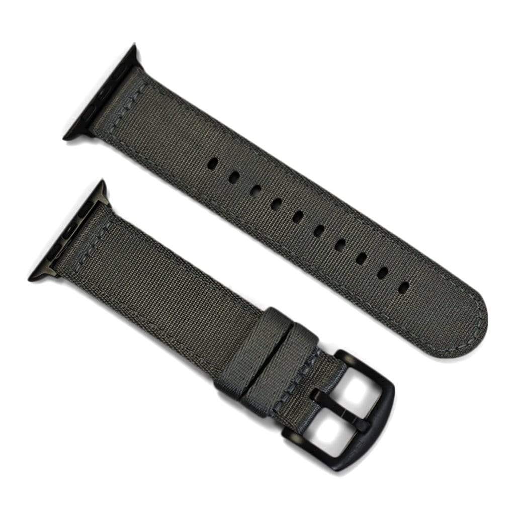 BluShark Apple Small Apple Watch (38/40mm) / Black / Gray Apple Watch Band - AlphaPremier - Gray