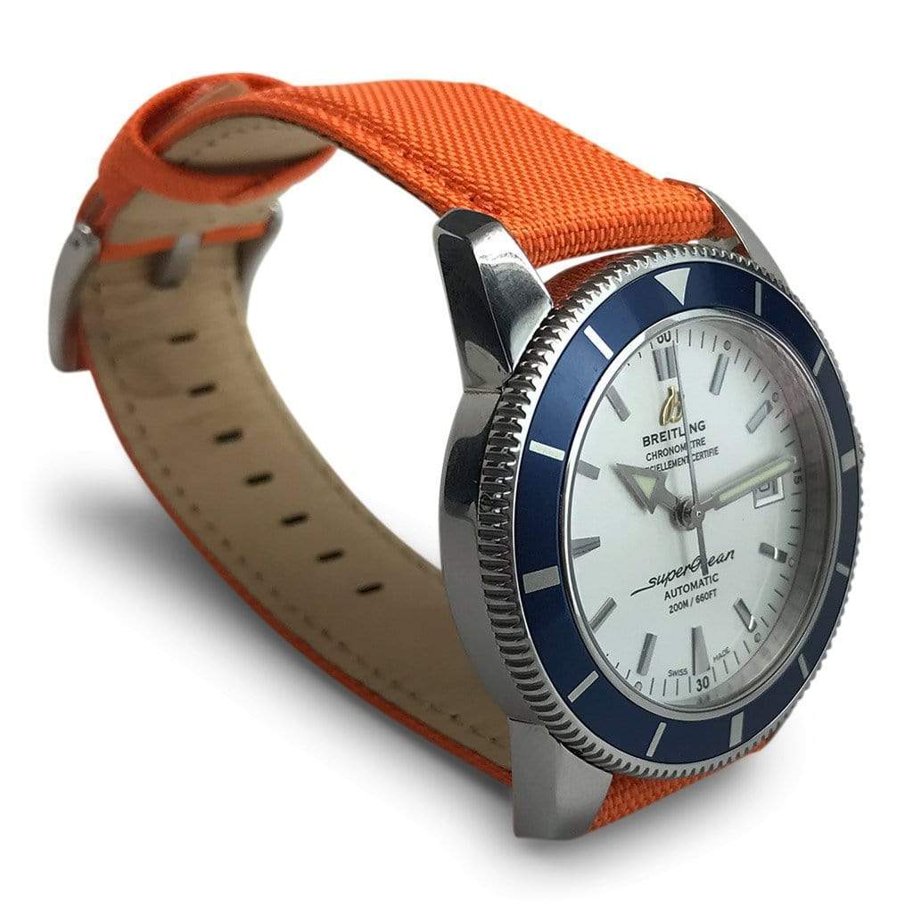 BluShark Cordura - Orange Watch Strap