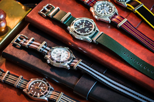 Meet the AlphaPremier Double-Pass Military-Style Watch Strap