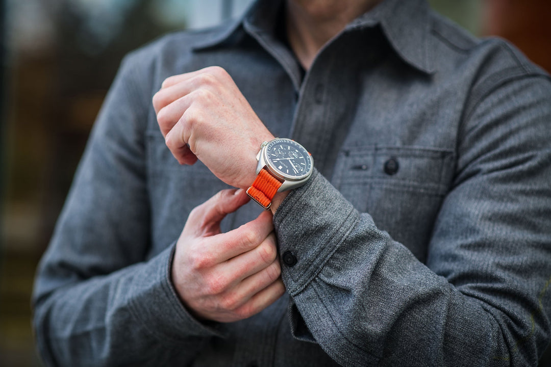 Discover the Ribbed Mako FN Two-Piece Military-Style Watch Straps