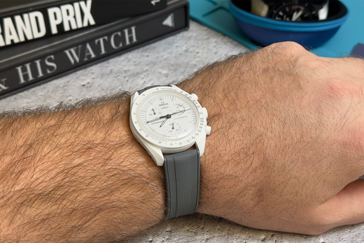 FKM Rubber Watch Straps For The Omega MoonSwatch Watch