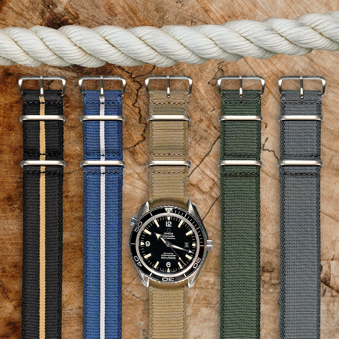 BluShark Nautilus One watch strap! Inspired by the original Mil-Spec straps