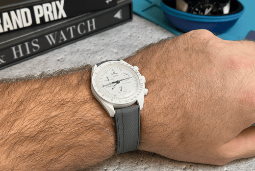 FKM Rubber Watch Straps For The Omega MoonSwatch Watch - BluShark Straps