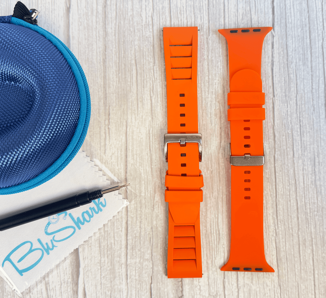 FKM Rubber Watch Straps vs. Silicone Watch Straps: What's the Difference? - BluShark Straps