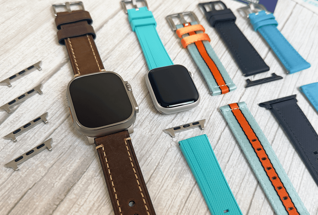 How to Install Any Two-Piece Watch Strap on Your Apple Watch with Adapters - BluShark Straps
