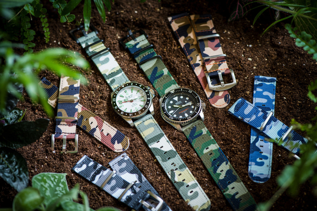 Tactical Style Guide: Upgrading Your Timepiece with a Camo Watch Strap - BluShark Straps