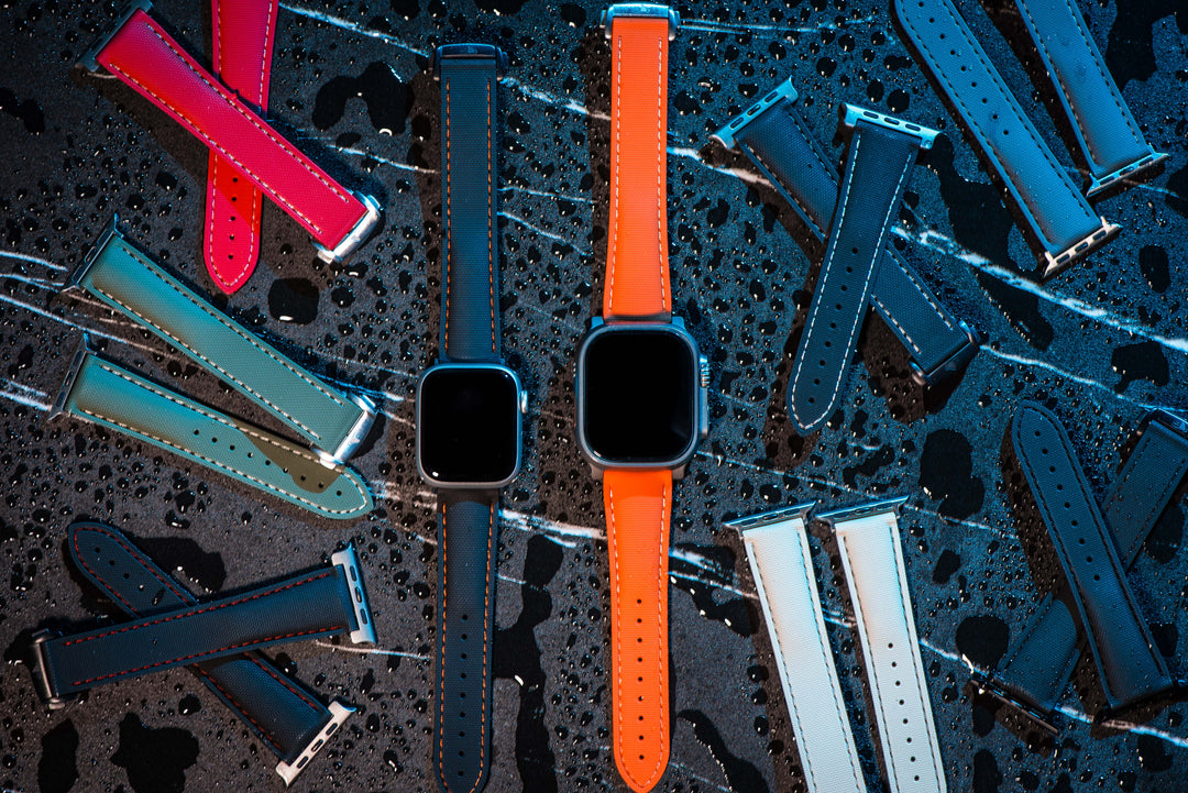 The Ultimate Guide to Apple Watch Ultra Band Materials: FKM, Nylon & Leather - BluShark Straps
