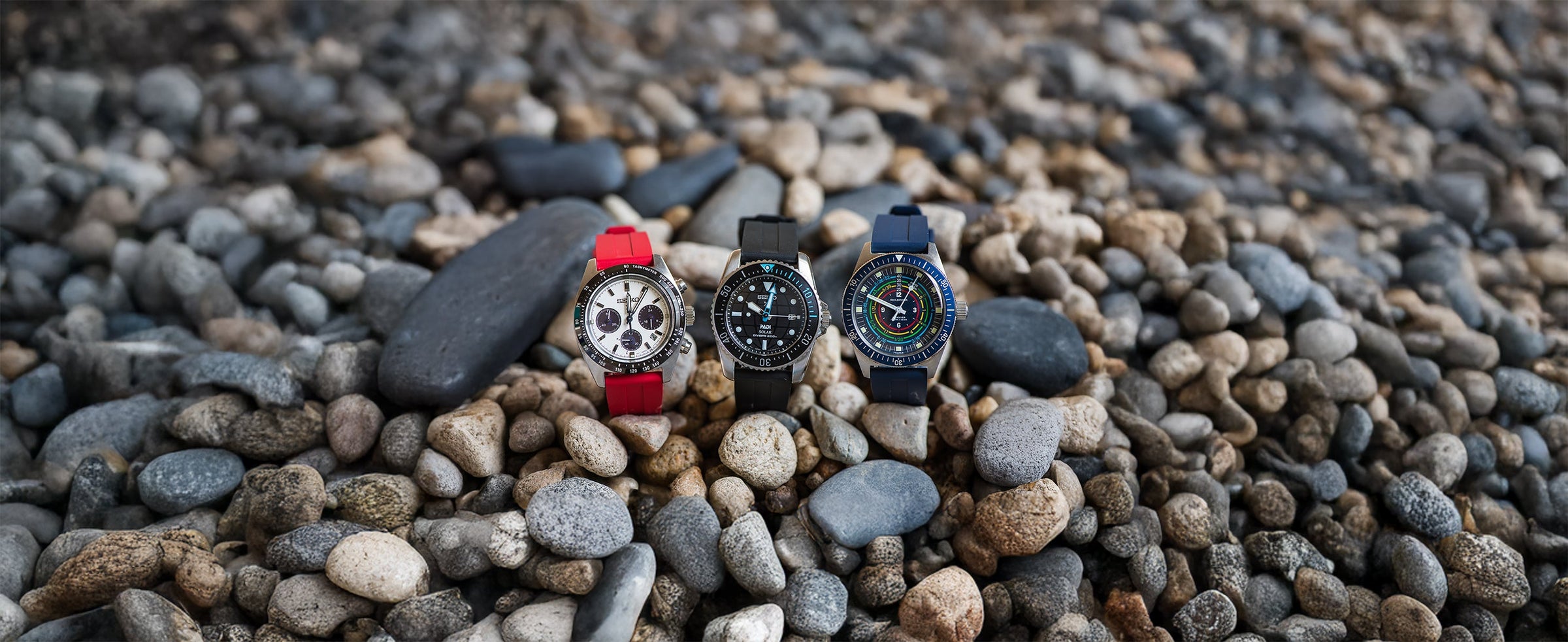 Channel Rubber Two-Piece Watch Band Quick Release Spring Bars. 