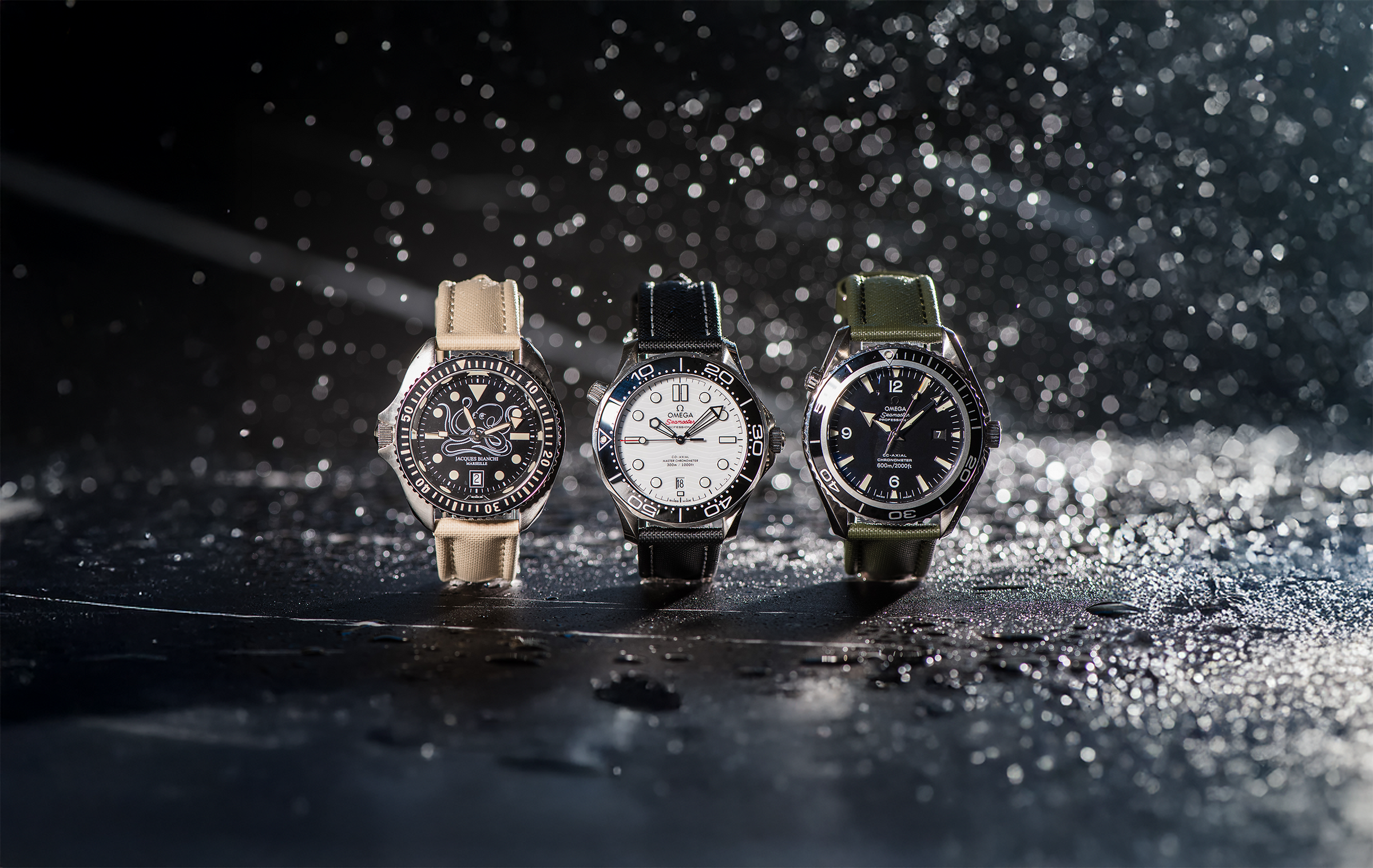 Sailcloth Two-Piece Watch Band Waterproof Watch Straps 