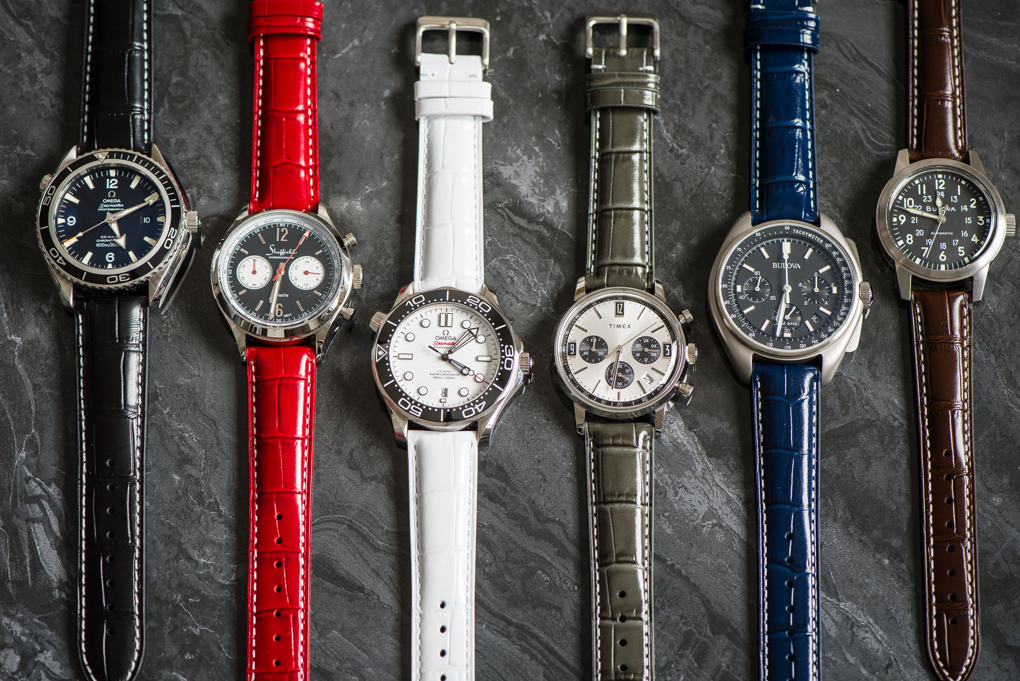 Crocodile Leather Watch Bands