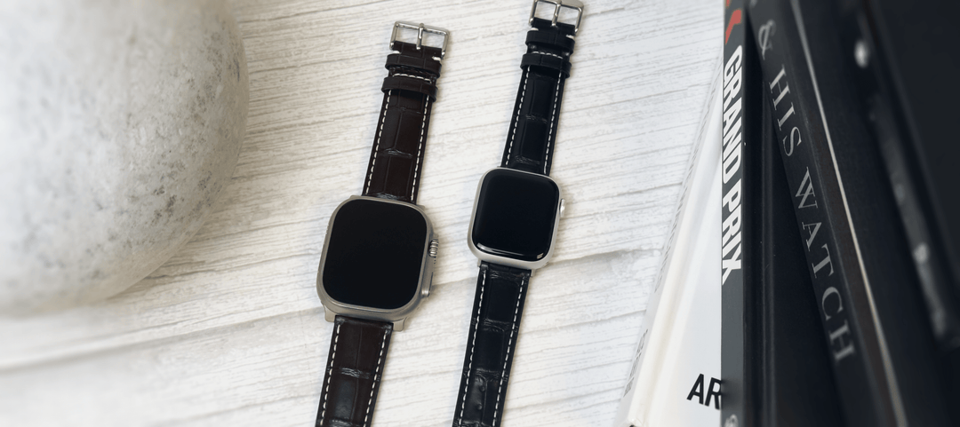 Apple Watch Band Crocodile Leather - BluShark Straps