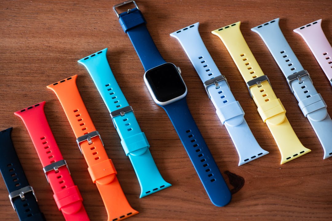 Apple Watch Band - Silicone Solid Buckle - BluShark Straps