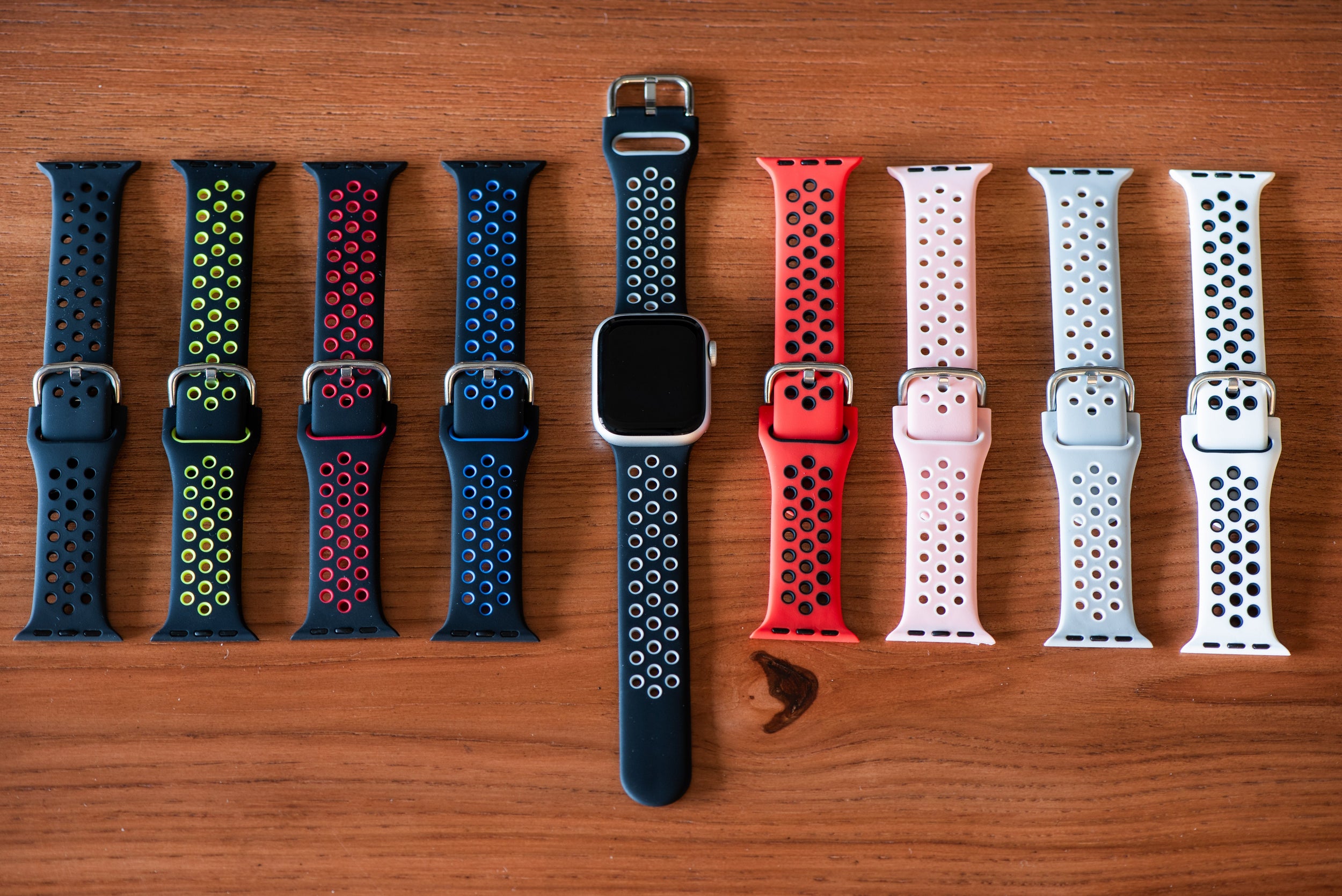 Apple Watch Band - Silicone Sport Buckle - BluShark Straps
