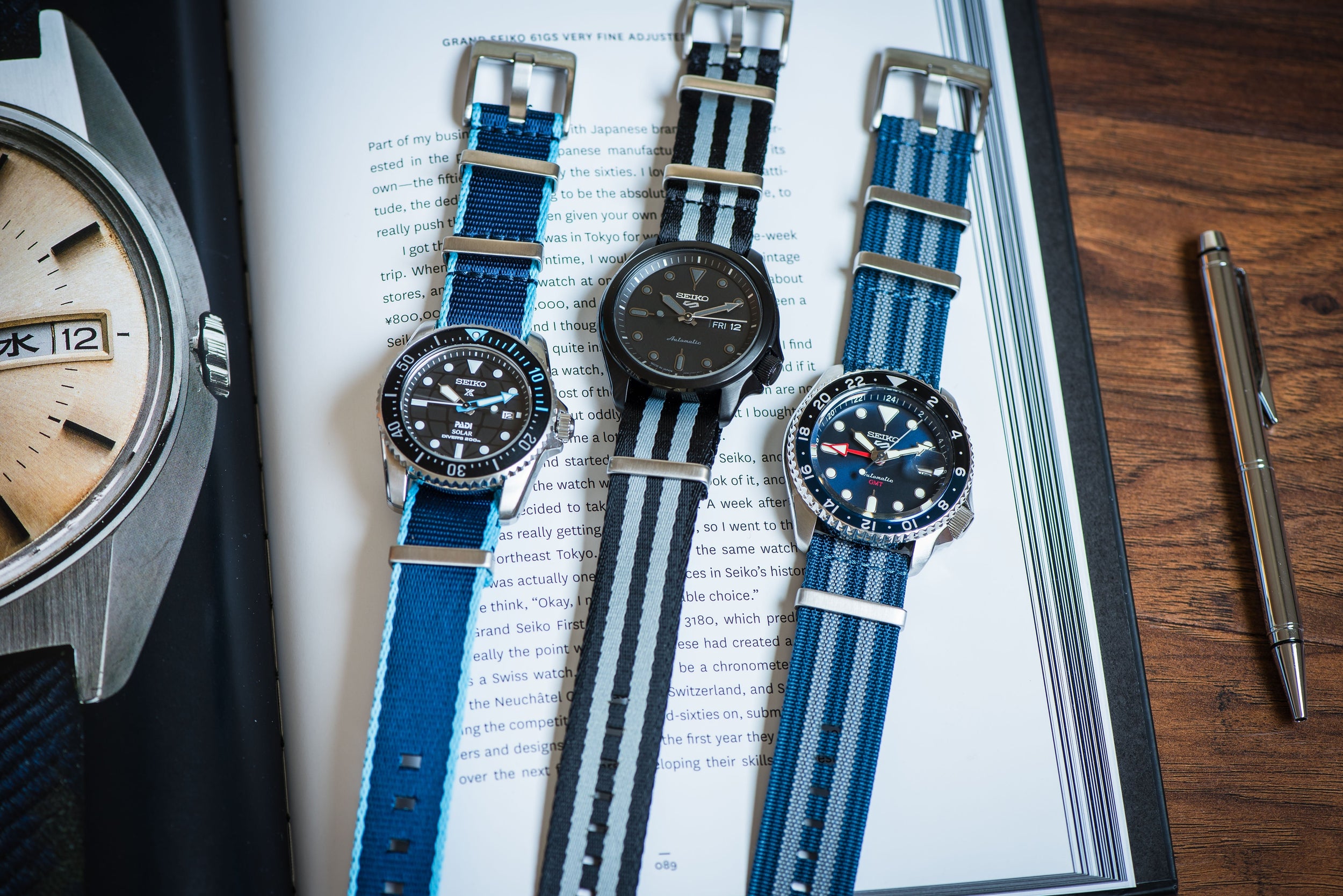 Best Watch Straps for Seiko Watches | Custom Fit & Style - BluShark Straps