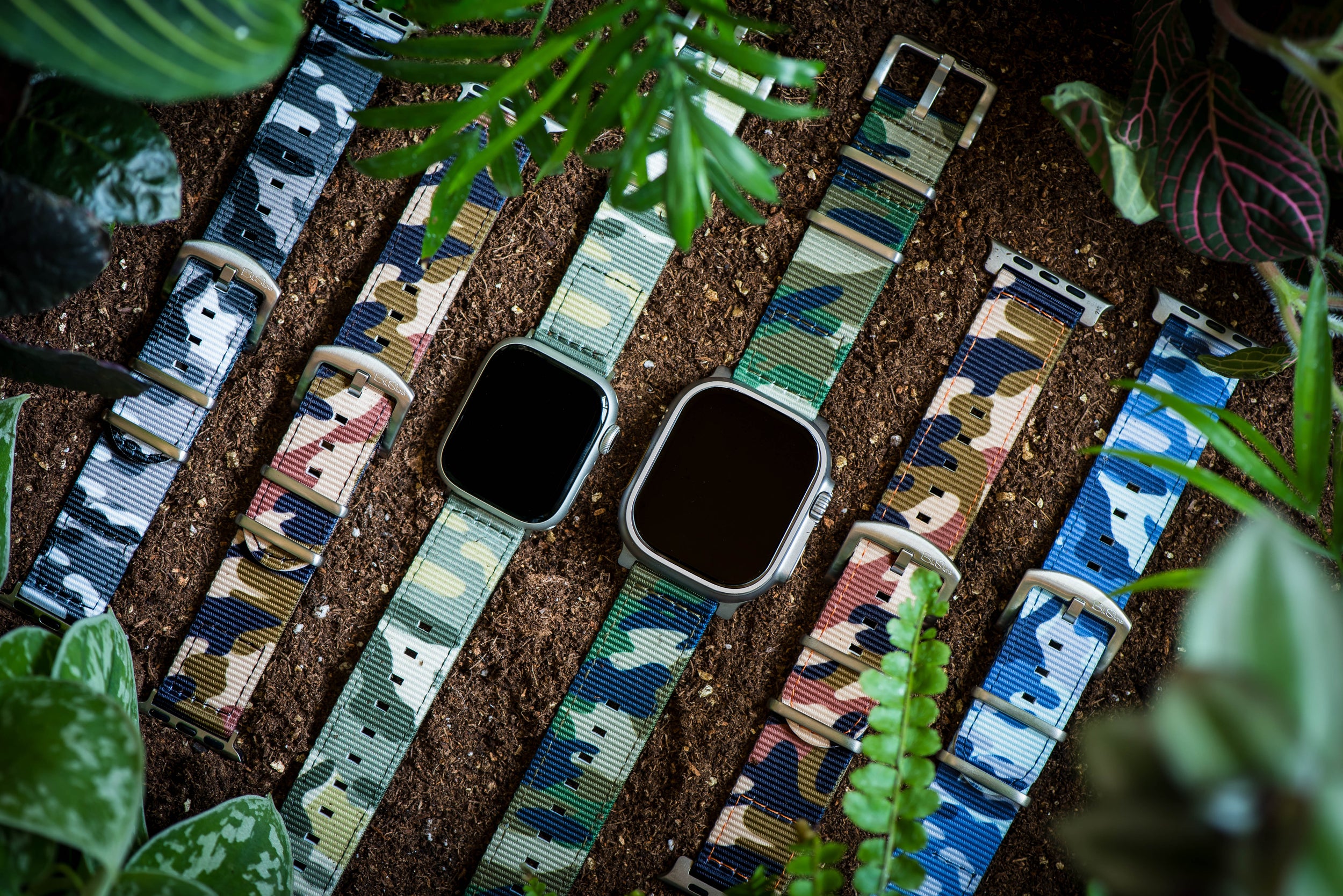 Camo Watch Bands For The Apple Watch - BluShark Straps