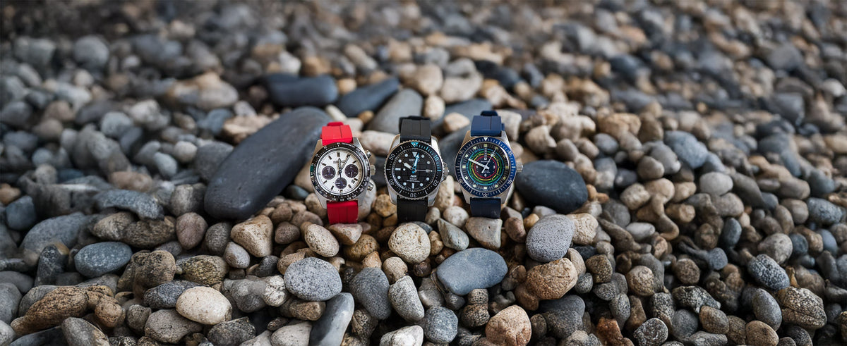 Channel Rubber Two-Piece Watch Bands – BluShark Straps