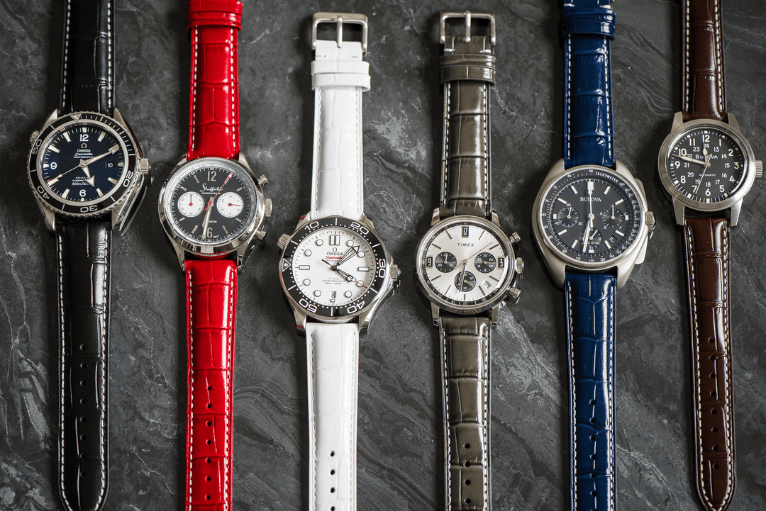 Crocodile Leather Watch Bands - BluShark Straps