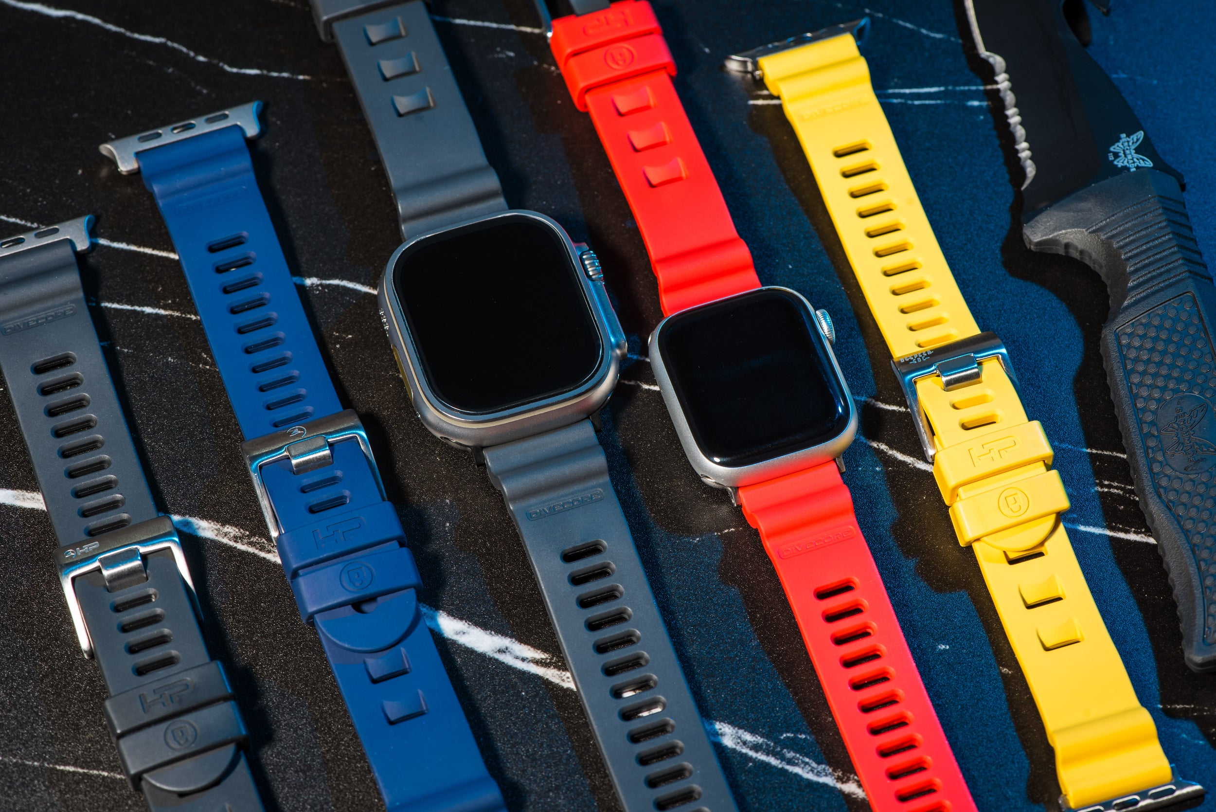DiveCore HP Band For Apple Watch - BluShark Straps