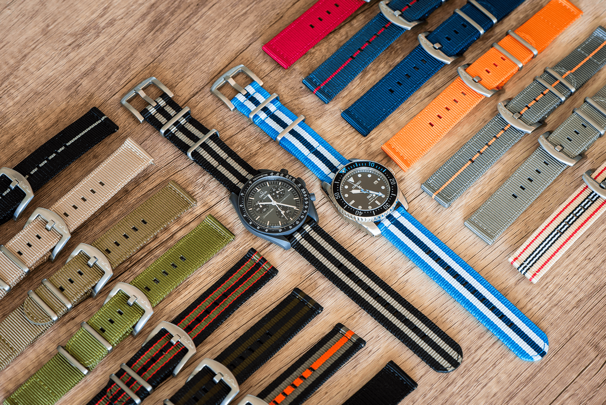 Fabric Two-Piece Watch Straps | Nylon, Cordura, Canvas - BluShark Straps