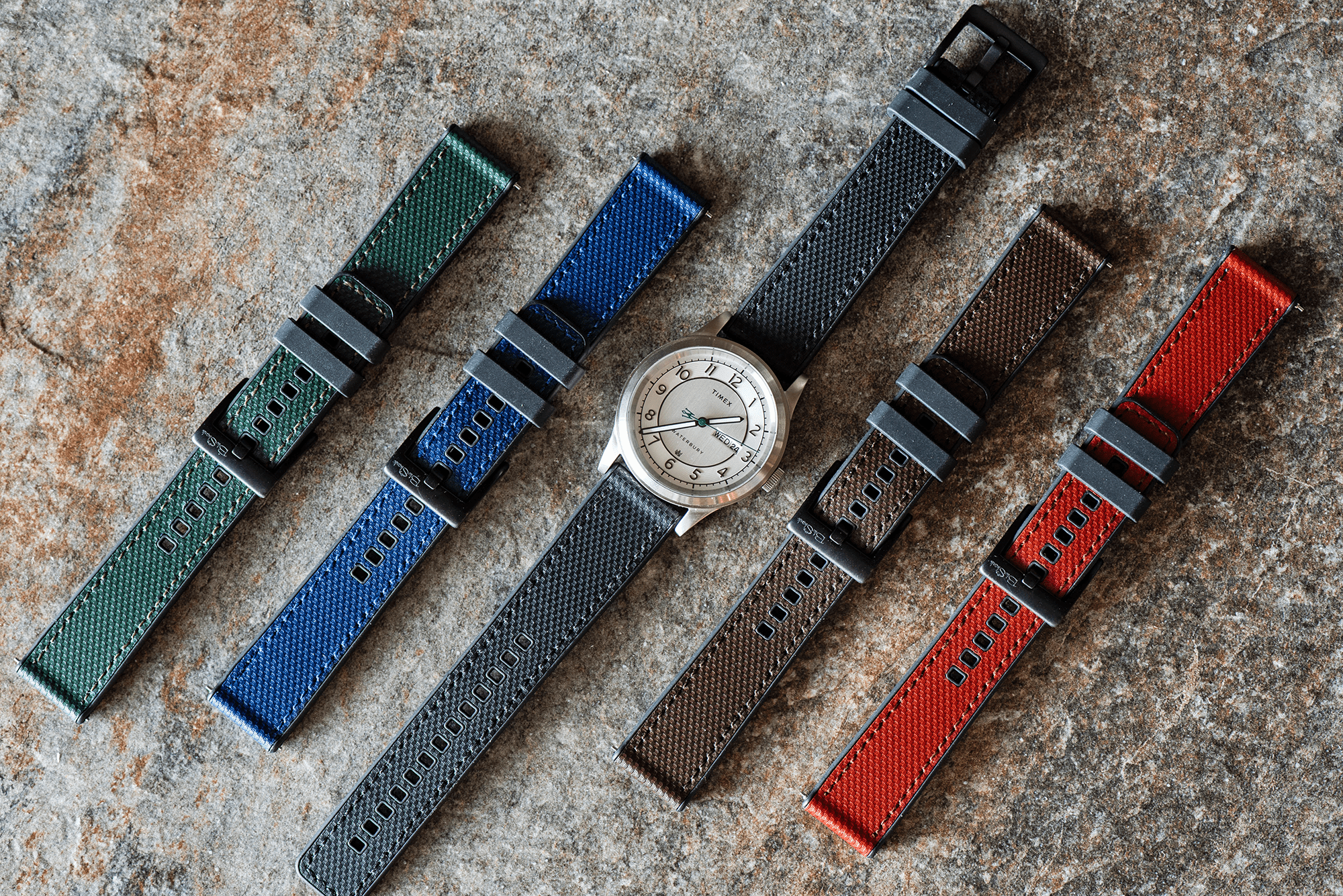 Leather & Rubber Watch Bands - BluShark Straps