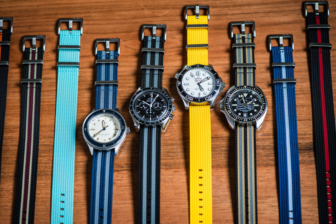 Ribbed Single-Pass Watch Straps - BluShark Straps