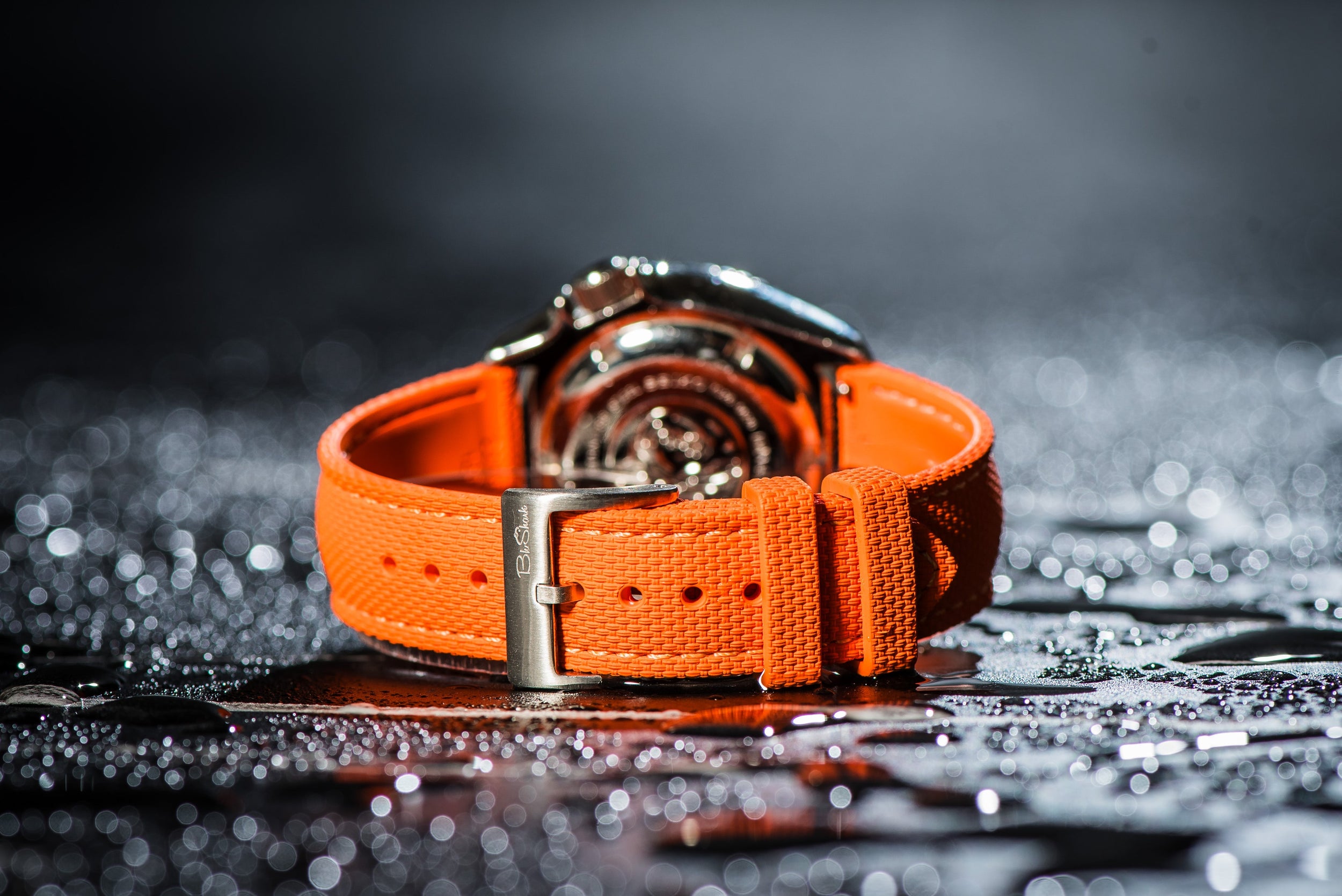 Sailcloth Rubber Buckle - BluShark Straps