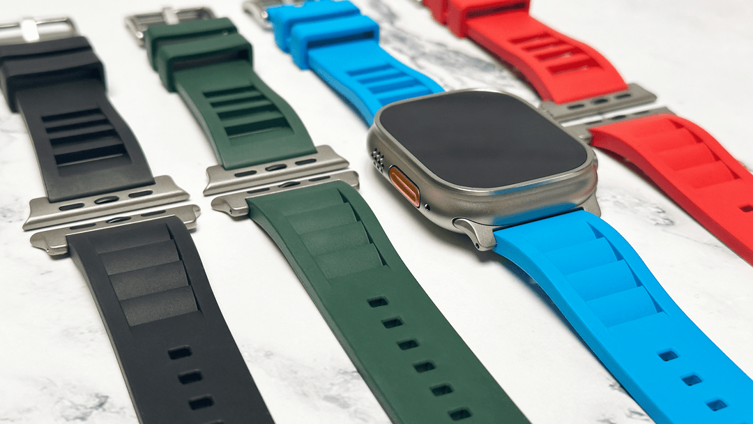 Shark Gill Rubber Band For Apple Watch Ultra - BluShark Straps