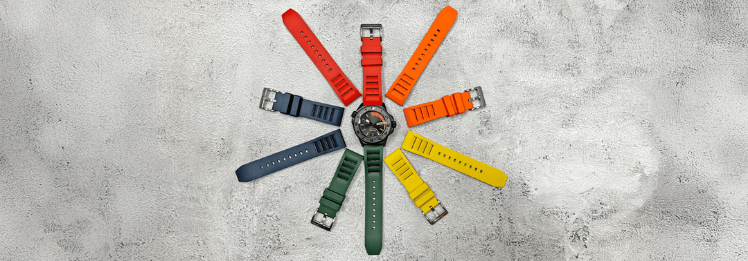 Shark Gill Rubber Watch Bands - BluShark Straps