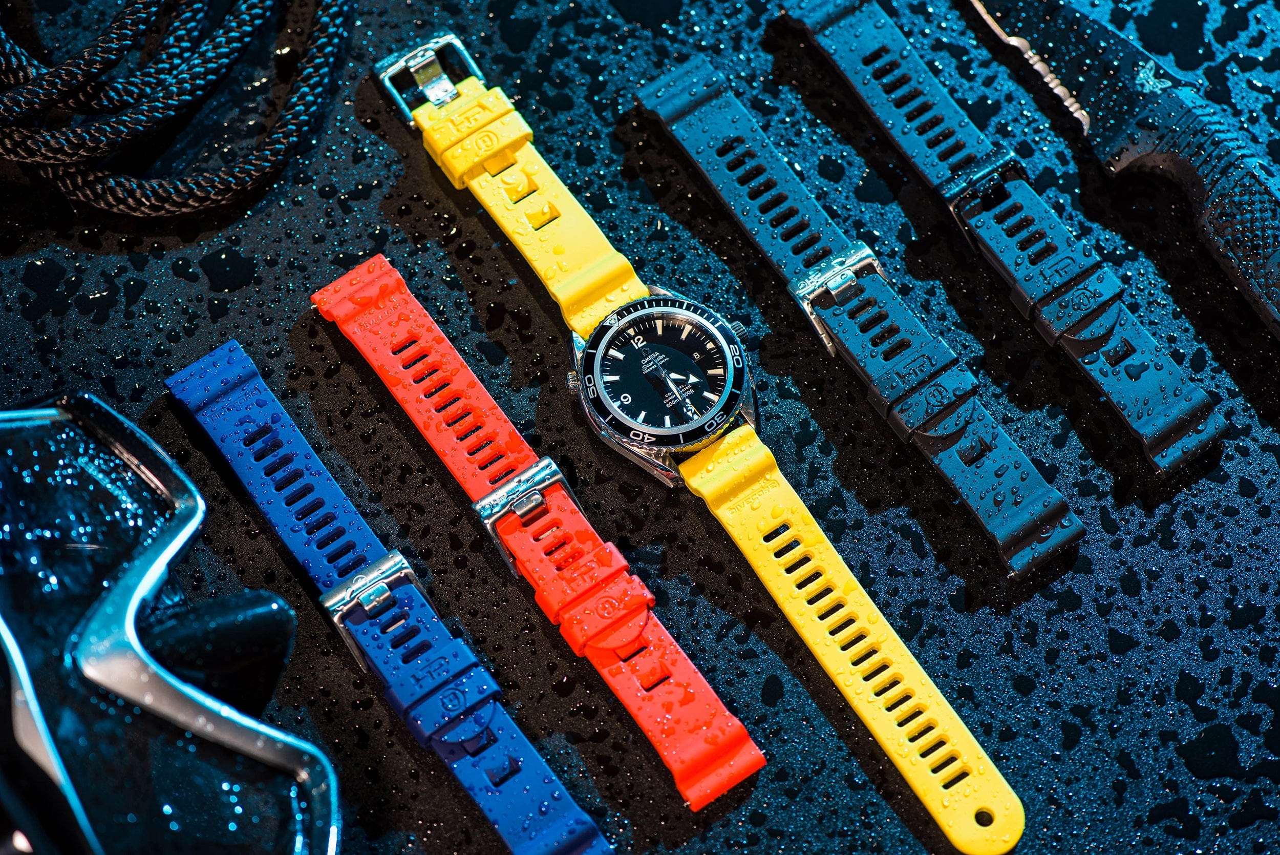 Water-Resistant Watch Straps Perfect for Swimming and Wet Adventures - BluShark Straps