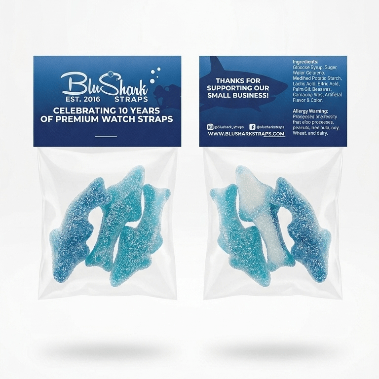 10yr Anniversary BluShark Sour Gummies - BluShark Straps