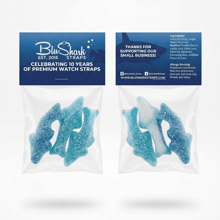 10yr Anniversary BluShark Sour Gummies - BluShark Straps
