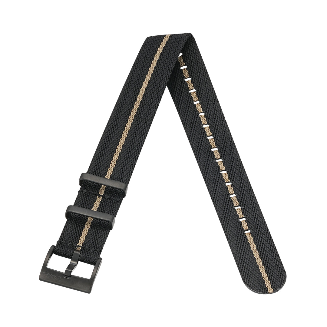 Knit Weave - Black & Tan