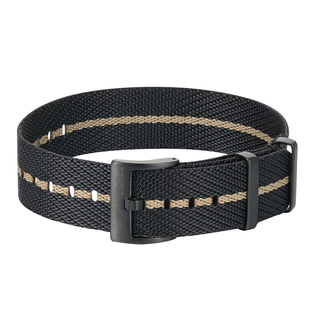 Knit Weave - Black & Tan