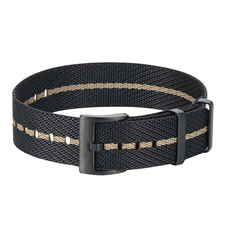 Knit Weave - Black & Tan