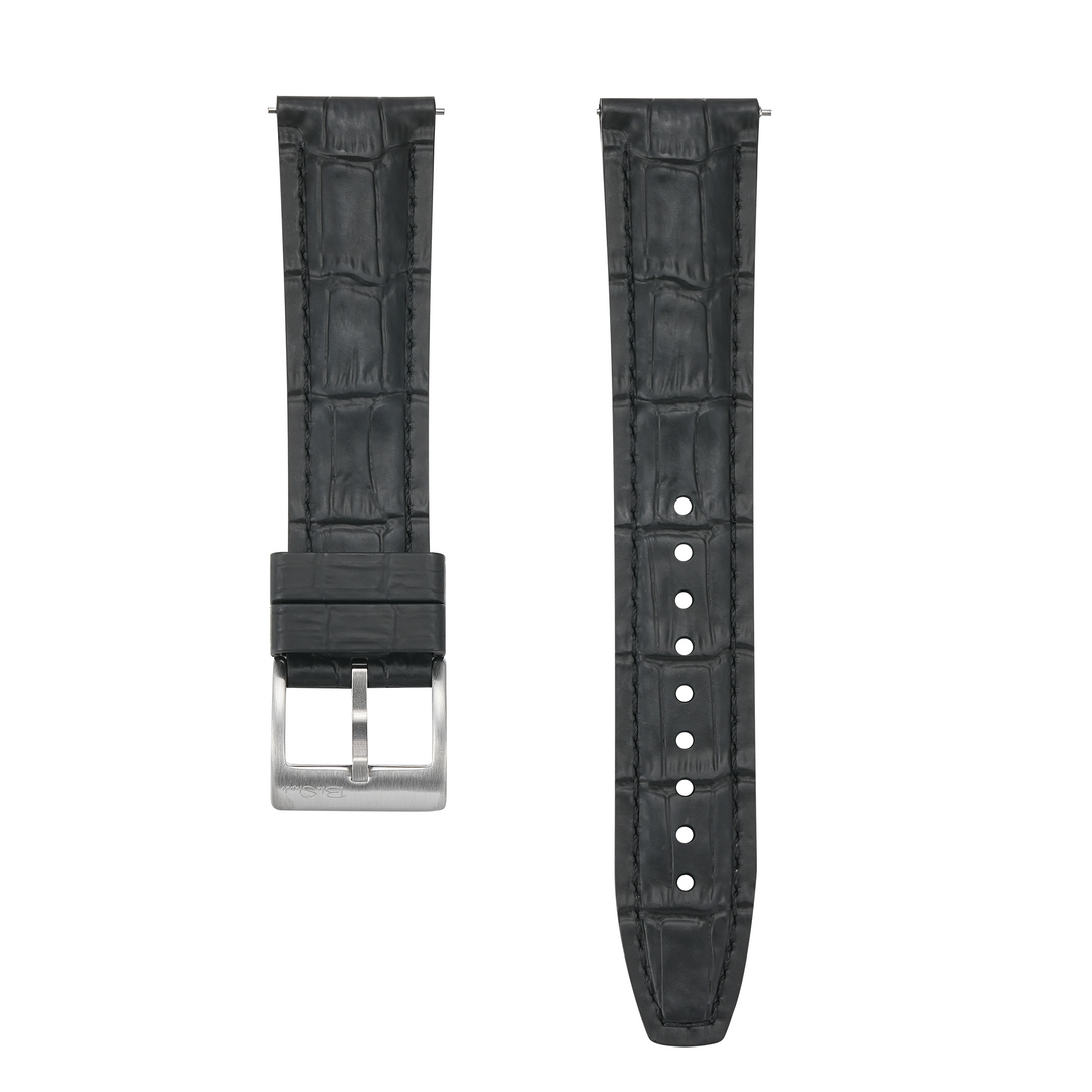 Croc Rubber - Black with Black