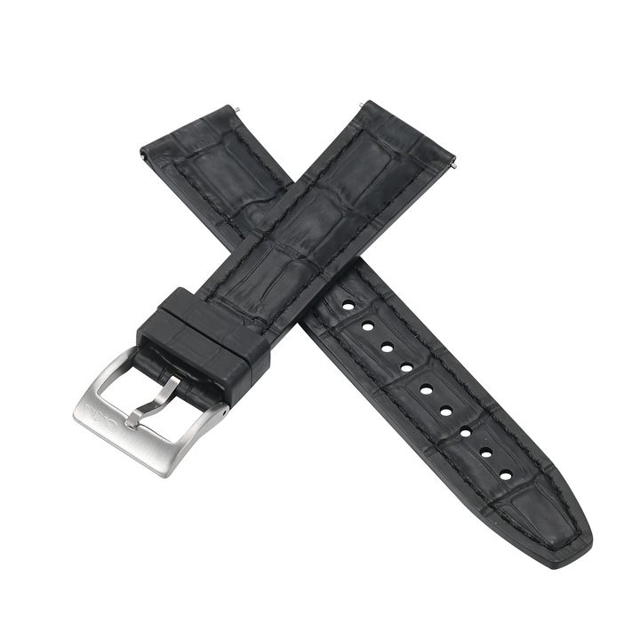 Croc Rubber - Black with Black