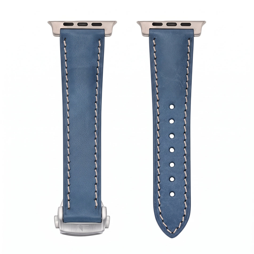 Leather Deploy Band - For Apple Watch ULTRA - Sapphire