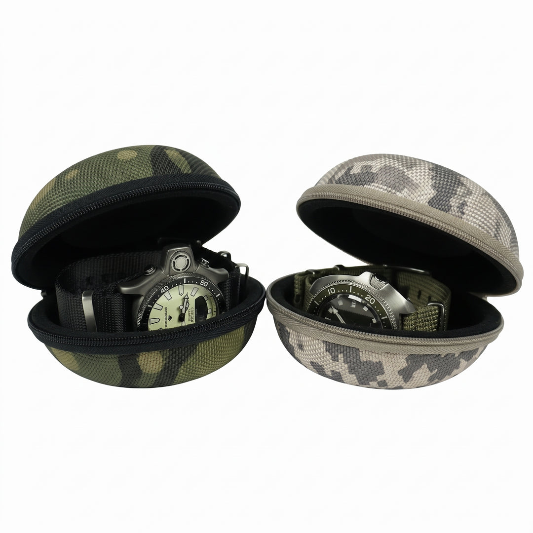 The Pod - Travel Watch Case Two-Pack - Desert & Jungle Camo