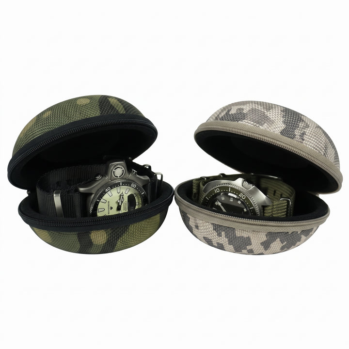 The Pod - Travel Watch Case Two-Pack - Desert & Jungle Camo