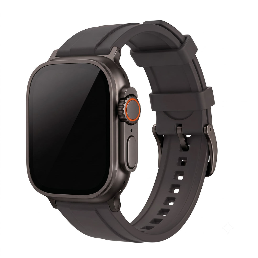 Ridge Rubber Band - For Apple Watch ULTRA - Graphite