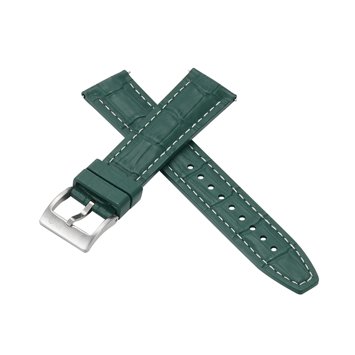 Croc Rubber - Green with White