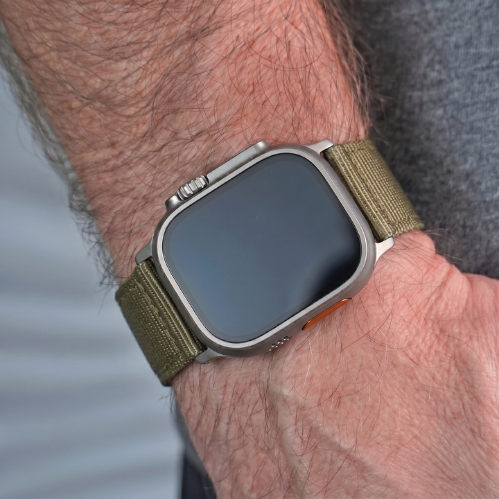 The O2 Band - For Apple Watch ULTRA - Olive Drab