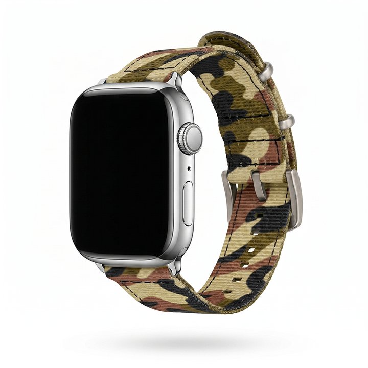 The O2 Band - For Apple Watch - Camo Woodland