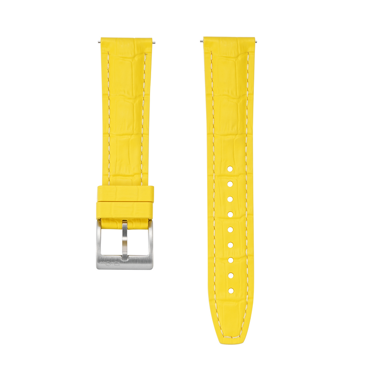 Croc Rubber - Yellow with White