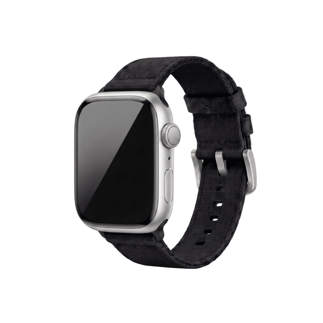 Alpha2 Band - For Apple Watch - Black - BluShark Straps