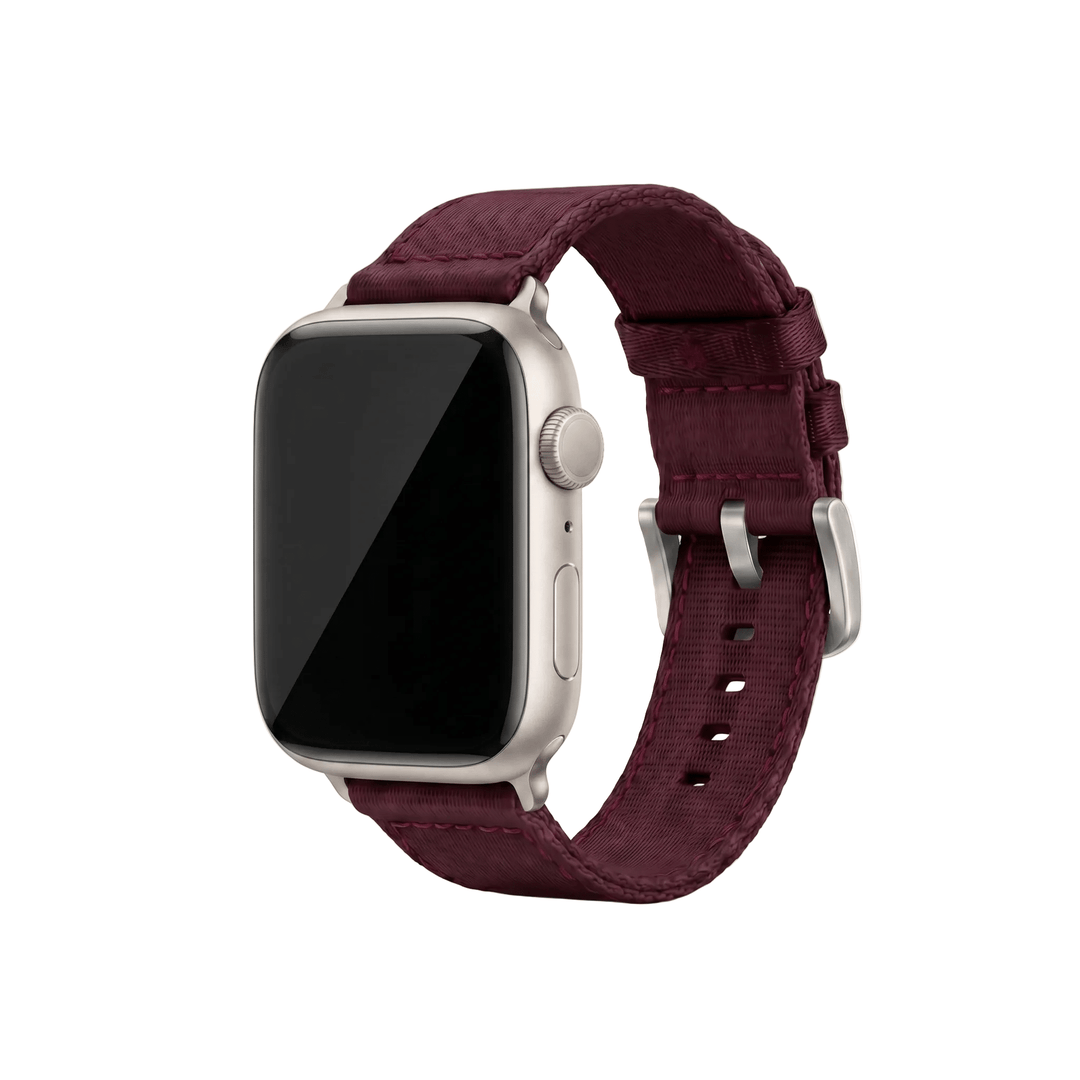 Alpha2 Band - For Apple Watch - Burgundy - BluShark Straps