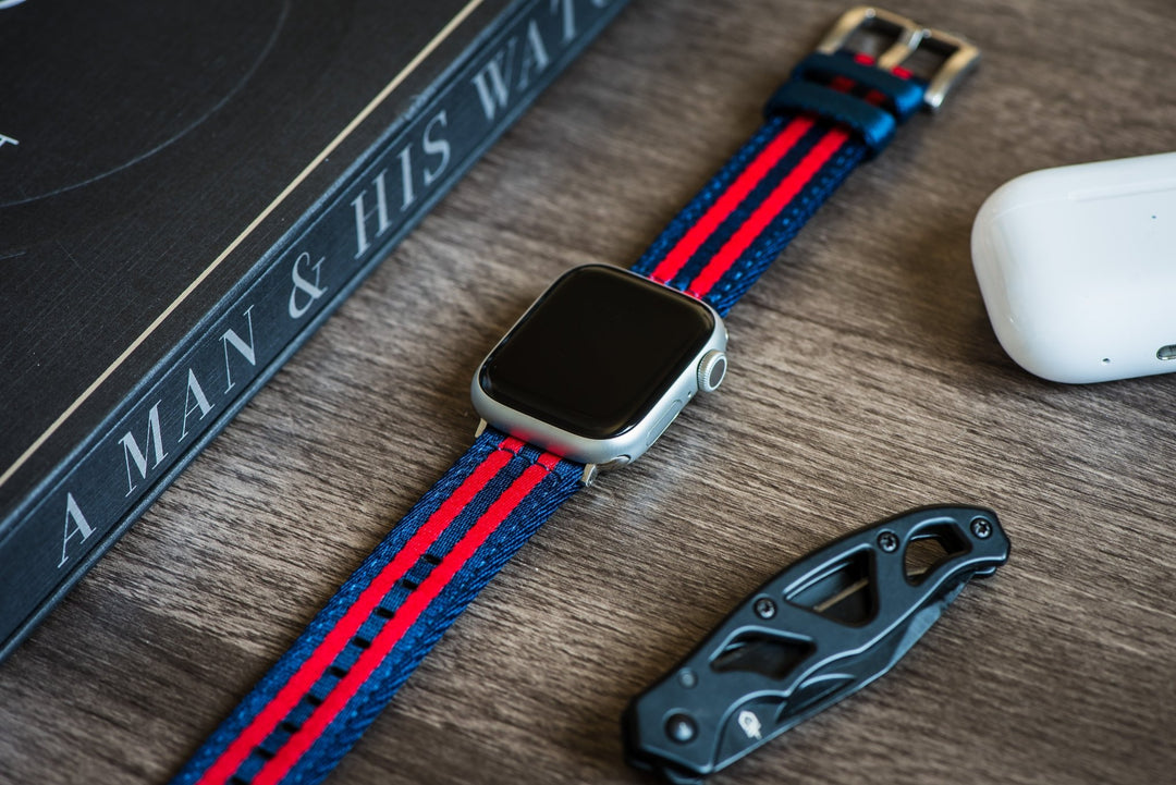 Alpha2 Band - For Apple Watch - Pepsi - BluShark Straps