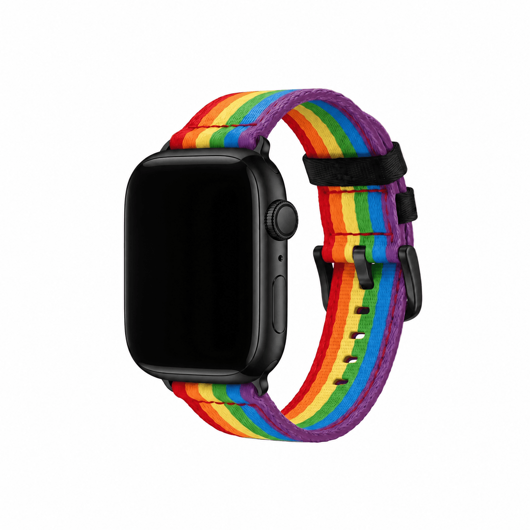 Alpha2 Band - For Apple Watch - Rainbow - BluShark Straps