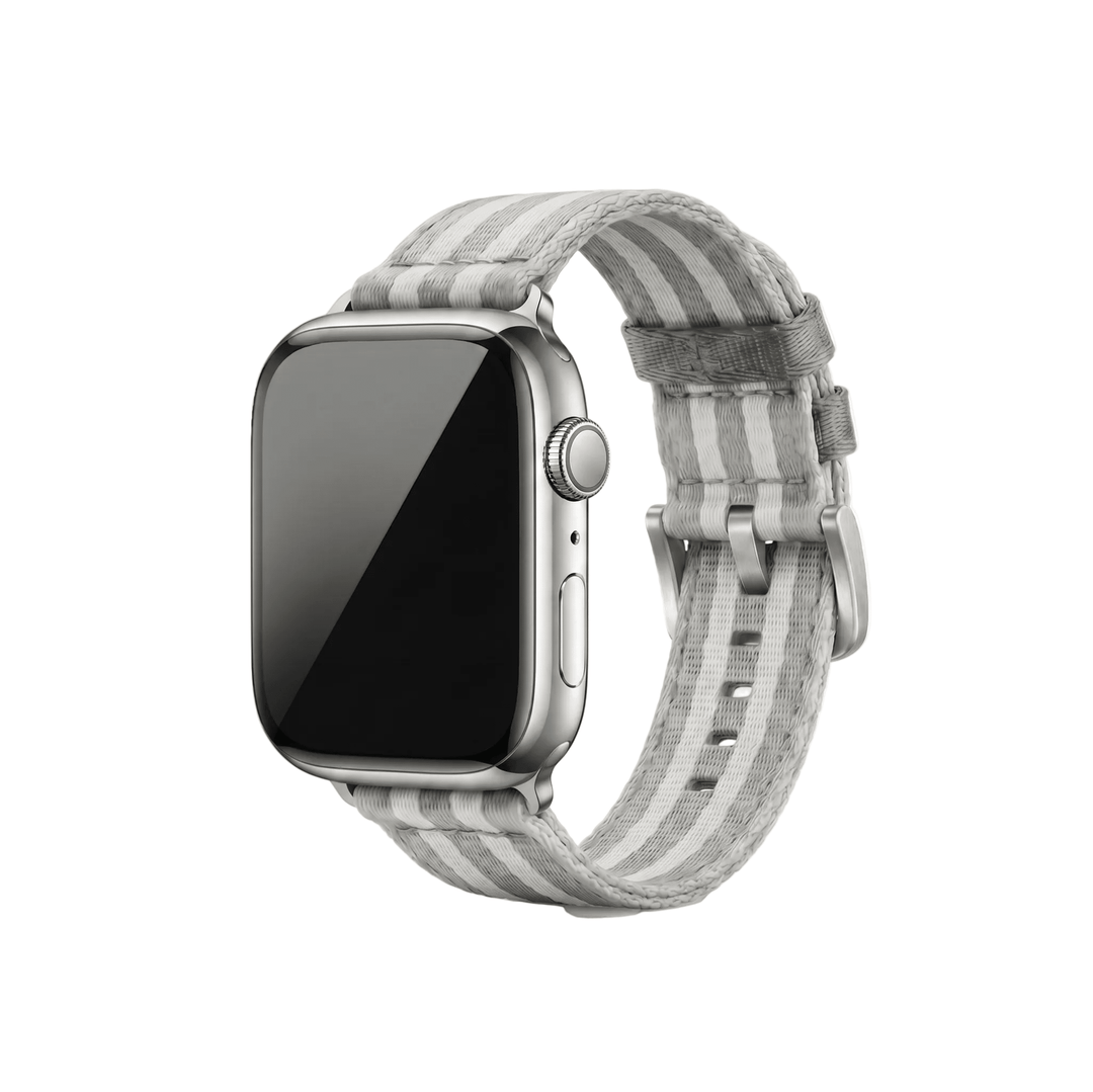 Alpha2 Band - For Apple Watch - Silver Fox - BluShark Straps